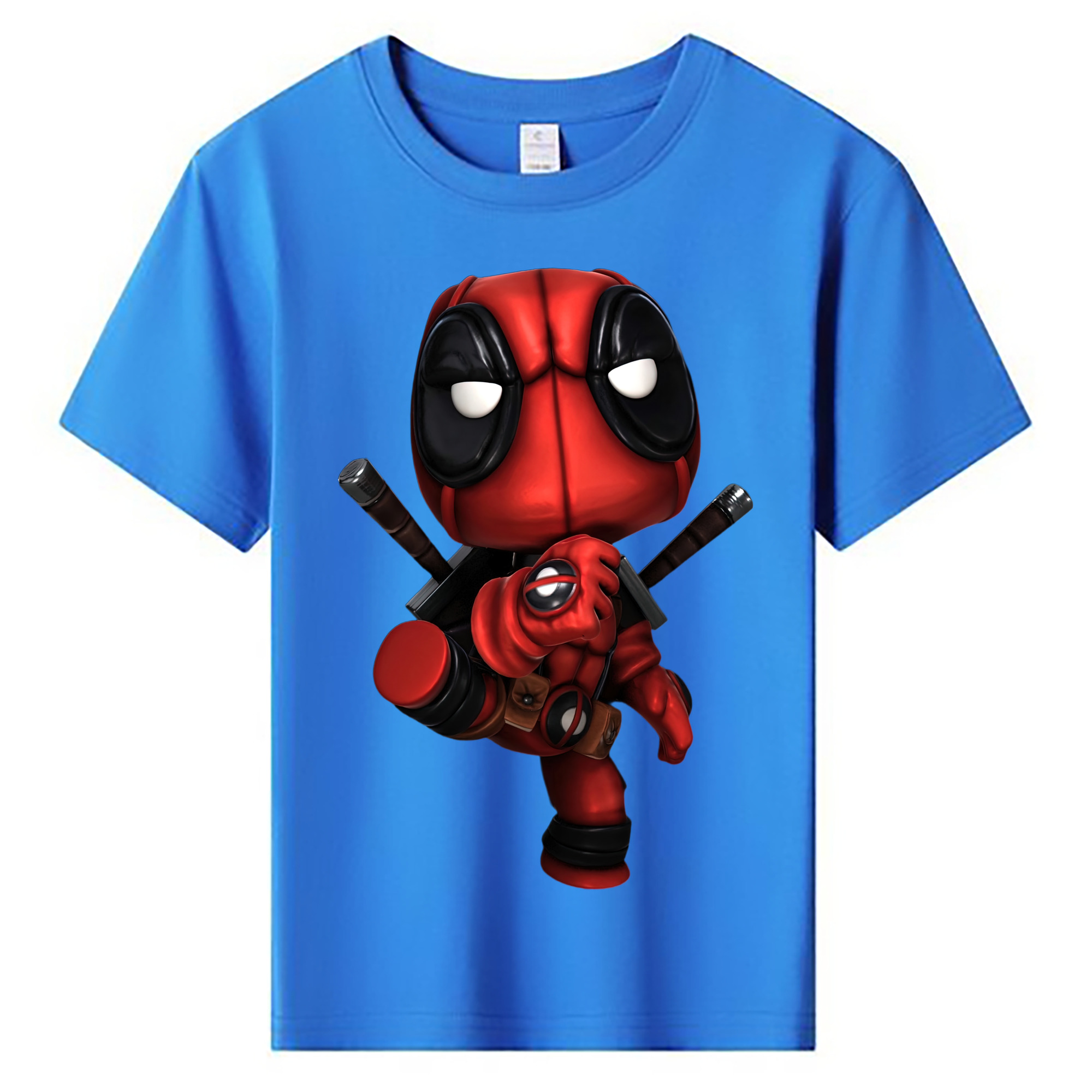 （画像用） Deadpool デッドプール 綿100％キッズTシャツ（フロントプリント）